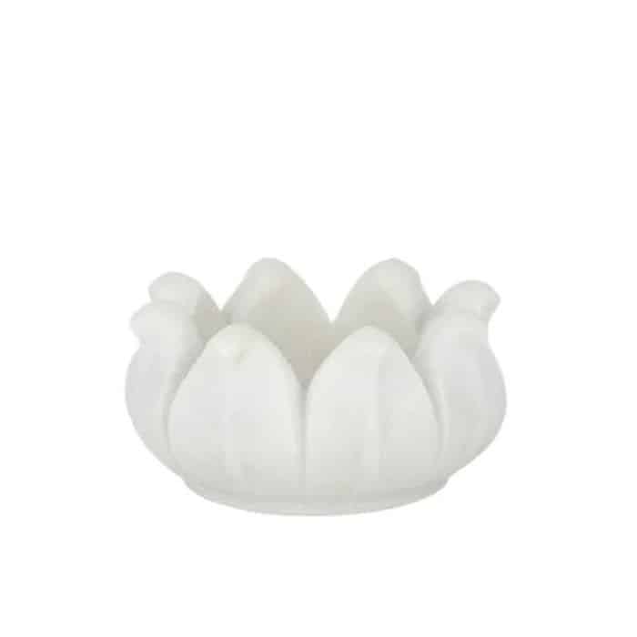 Bianco Anthesis Flower Marble Bowl