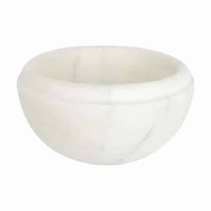 Bianco Marble Bowl Pinch Pot
