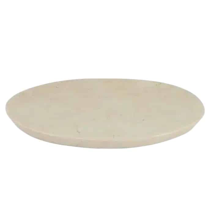 Chiara marble beige platter
