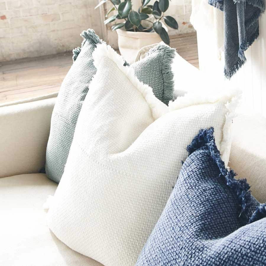 Eadie Lifestyle Chelsea Cushion White