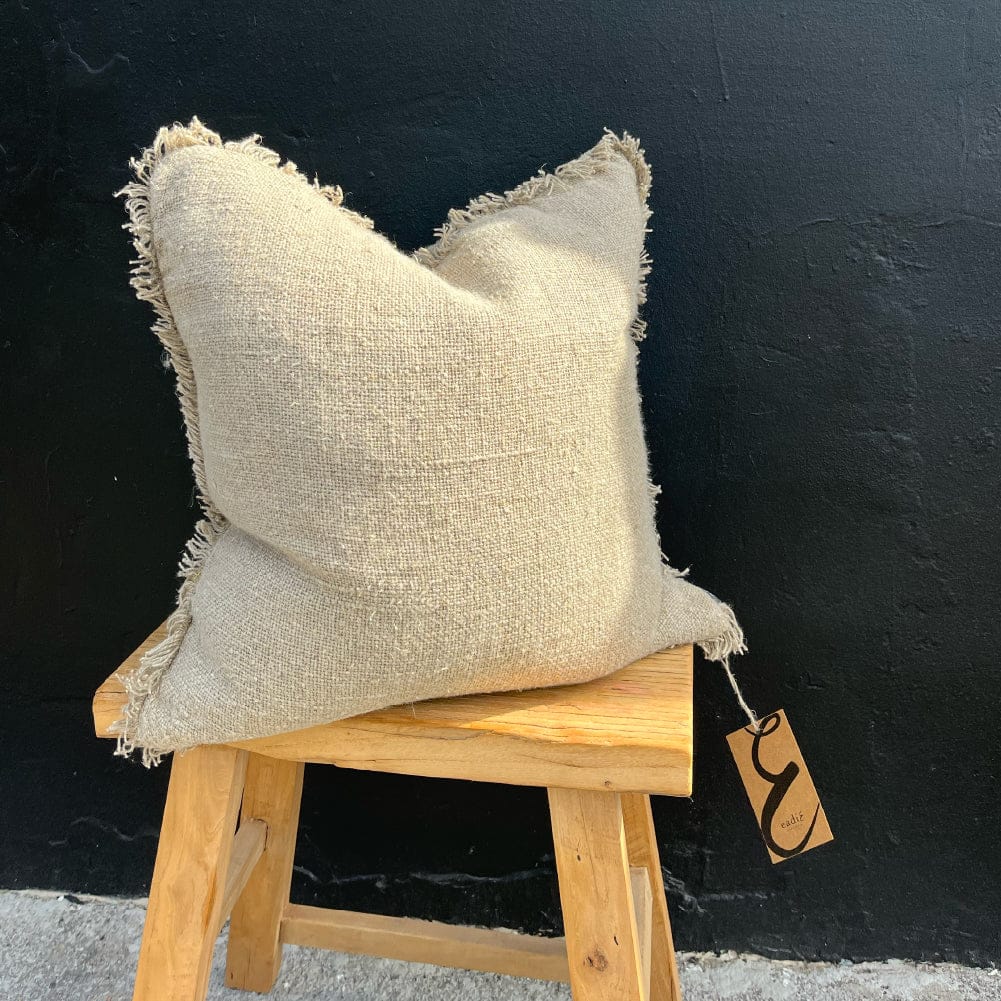 Bedouin Linen Cushion Natural