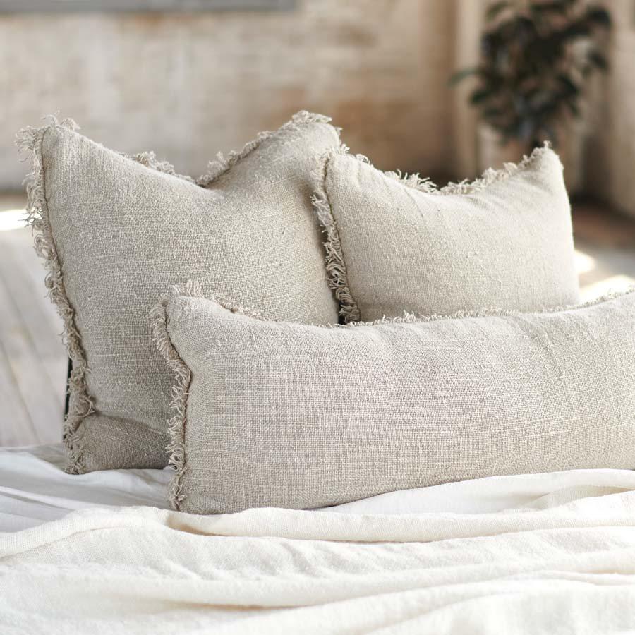 Bedouin Linen Cushion Natural