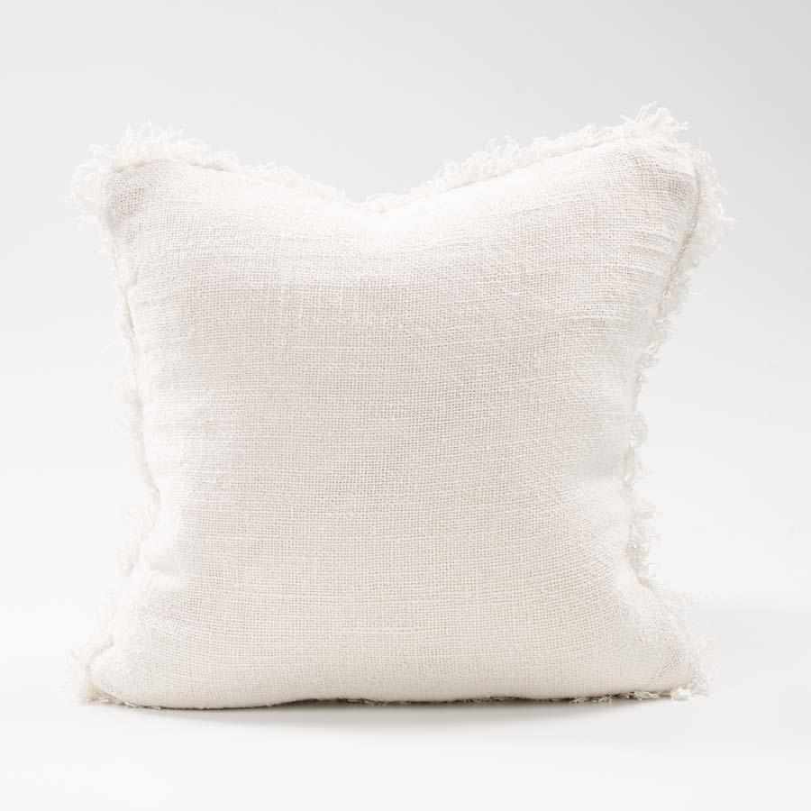 Bedouin Linen Cushion Ivory