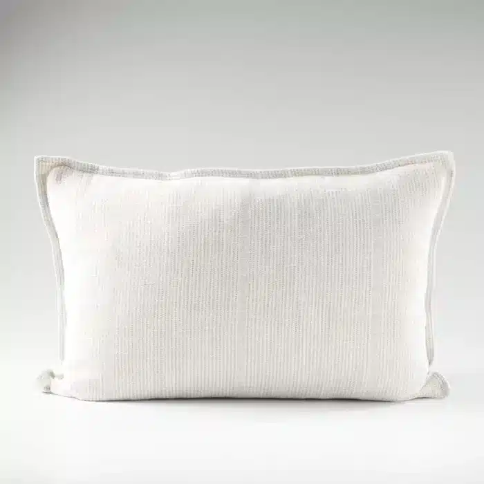 Eadie Lifestyle Myra Cushion Natural w/White Stripe 40x60