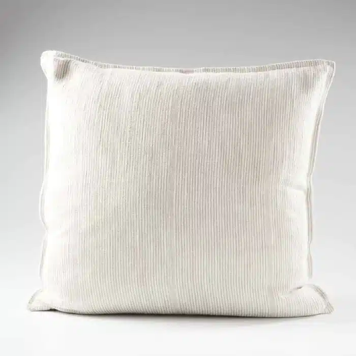 Eadie Lifestyle Myra Cushion Natural w/White Stripe 50x50