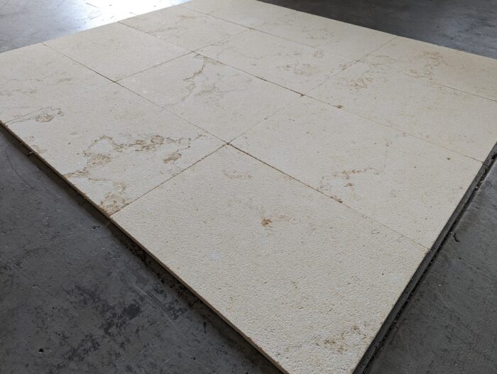 Crema Novelda Sandblasted & Tumbled Limestone Tiles & Pavers