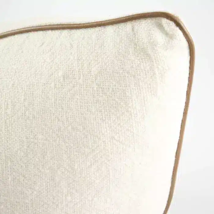 Muse Linen Cushion - Off White - Image 9