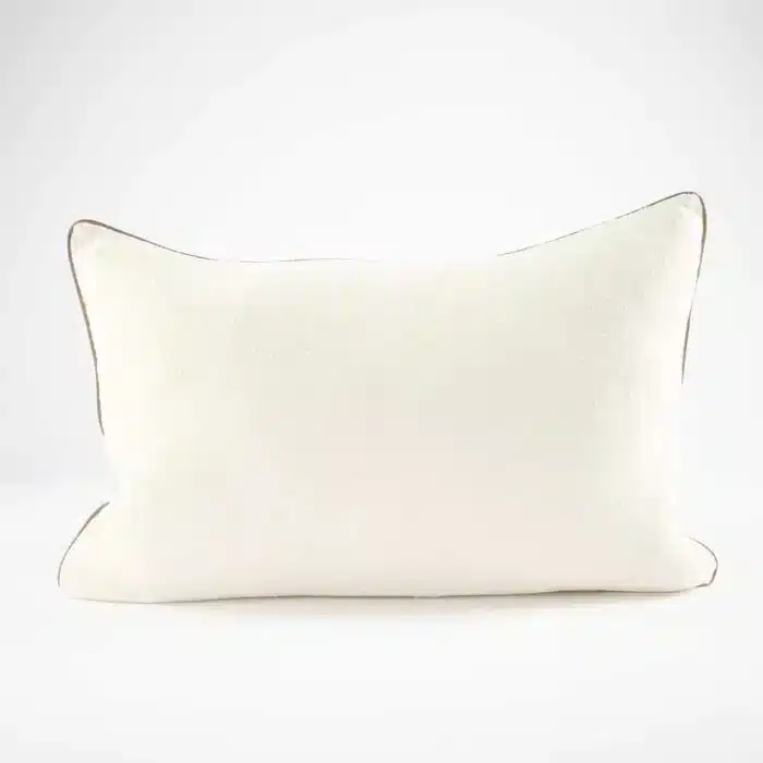 Muse Linen Cushion - Off White - Image 7