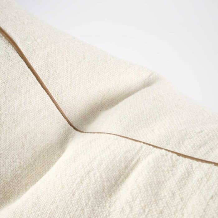 Muse Linen Cushion - Off White - Image 2