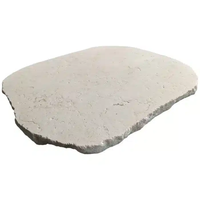 Crema Novelda Brushed & Tumbled Organic Steppers by Stone Design & Co