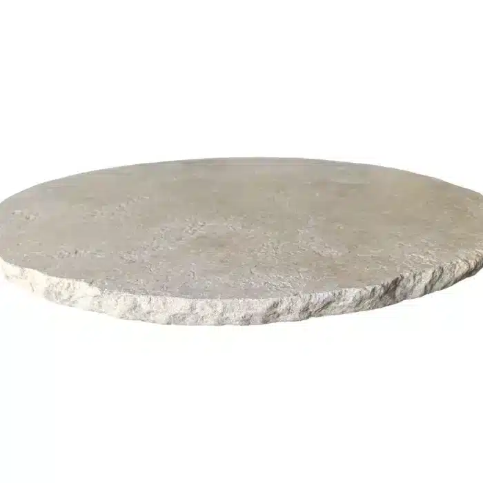 Crema Novelda Brushed & Tumbled Organic Steppers by Stone Design & Co