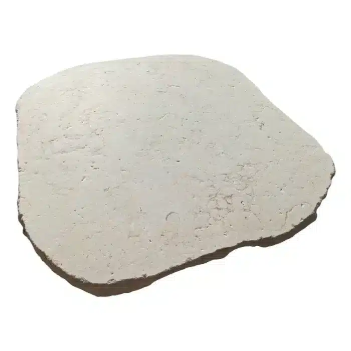 Crema Novelda Brushed & Tumbled Organic Steppers by Stone Design & Co