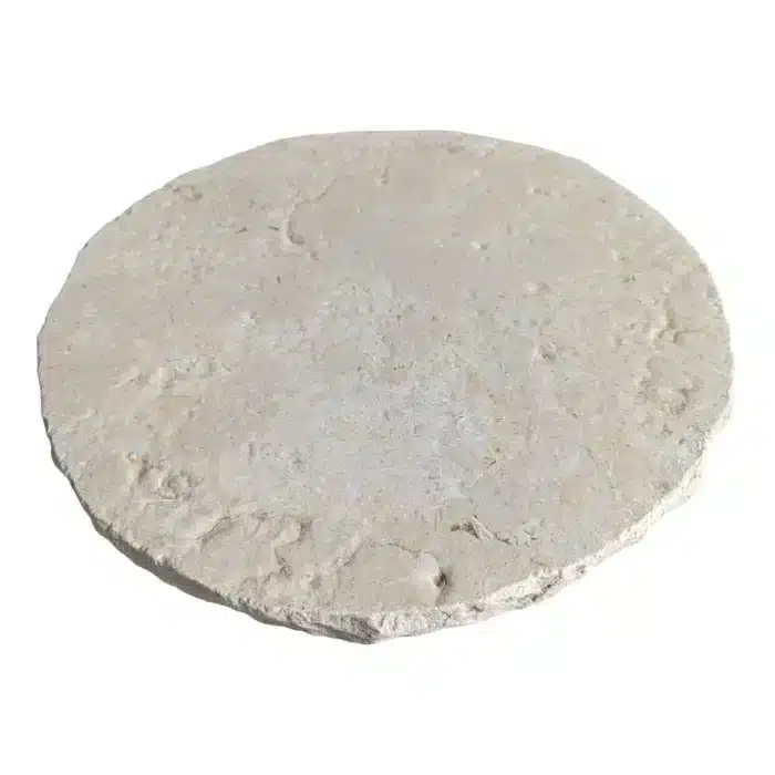 Crema Novelda Brushed & Tumbled Organic Steppers by Stone Design & Co