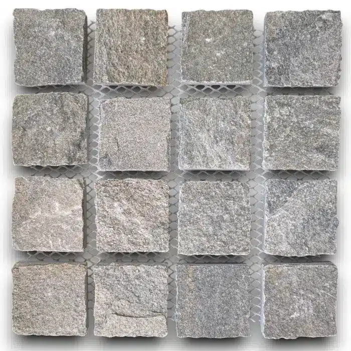 Ocean Quartz Cobblestone 90 x 90 x 20mm by Stone Design & Co