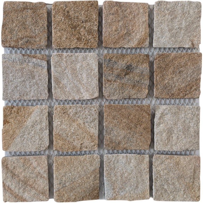 Arizona Sandstone Cobblestone 90 x 90 x 20mm