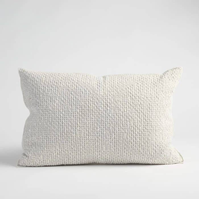 Angler Cushion - Soft Blue/ Off White - Image 2