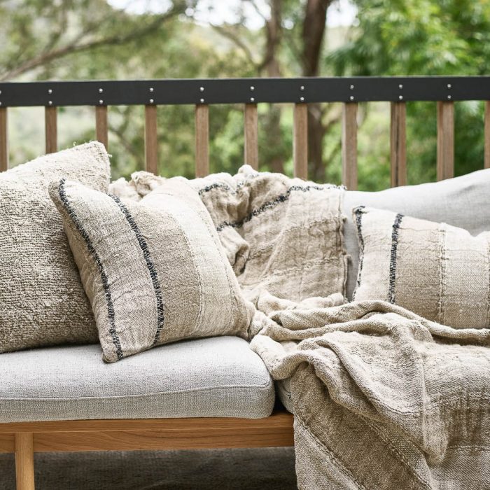 Retreat Throw - Natural/Ivory/Black - Image 2