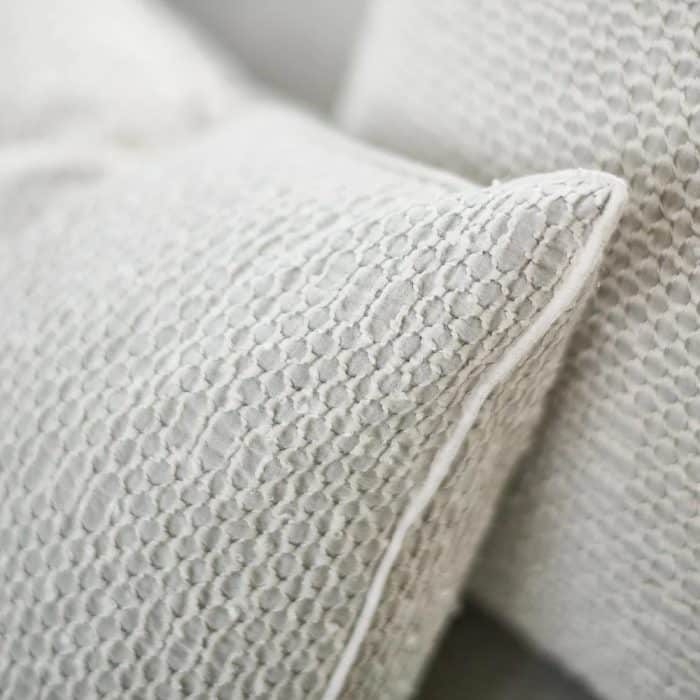 Angler Cushion - Soft Blue/ Off White - Image 5