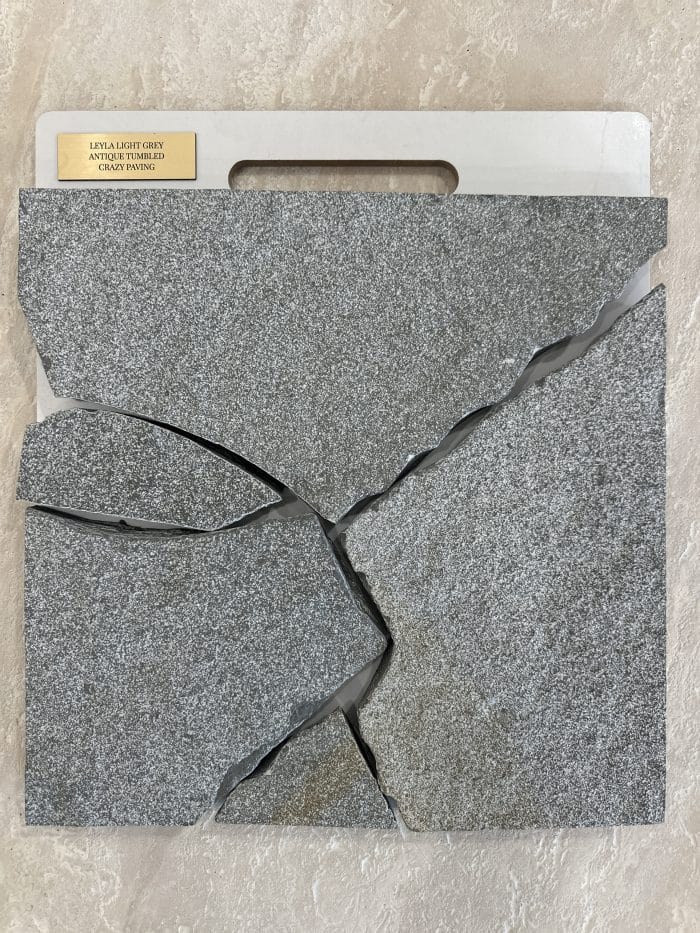 Leyla Light Grey Antique Tumbled Crazy Paving - Image 2