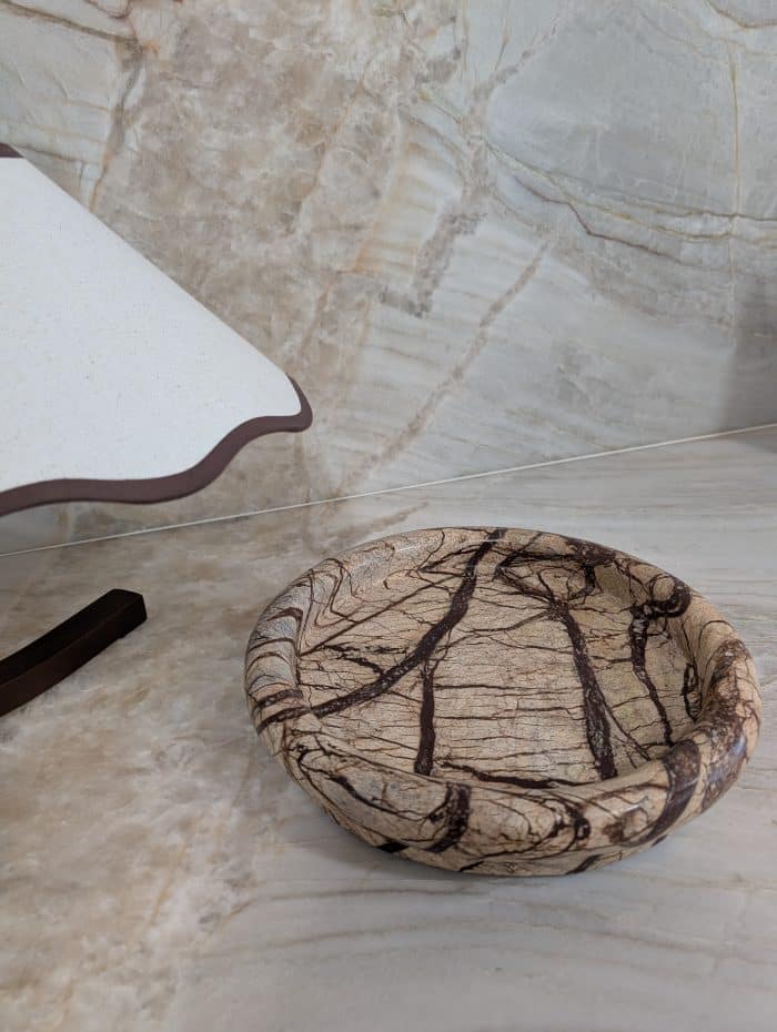 Solano Marble Bowl - Chocolate - Image 2