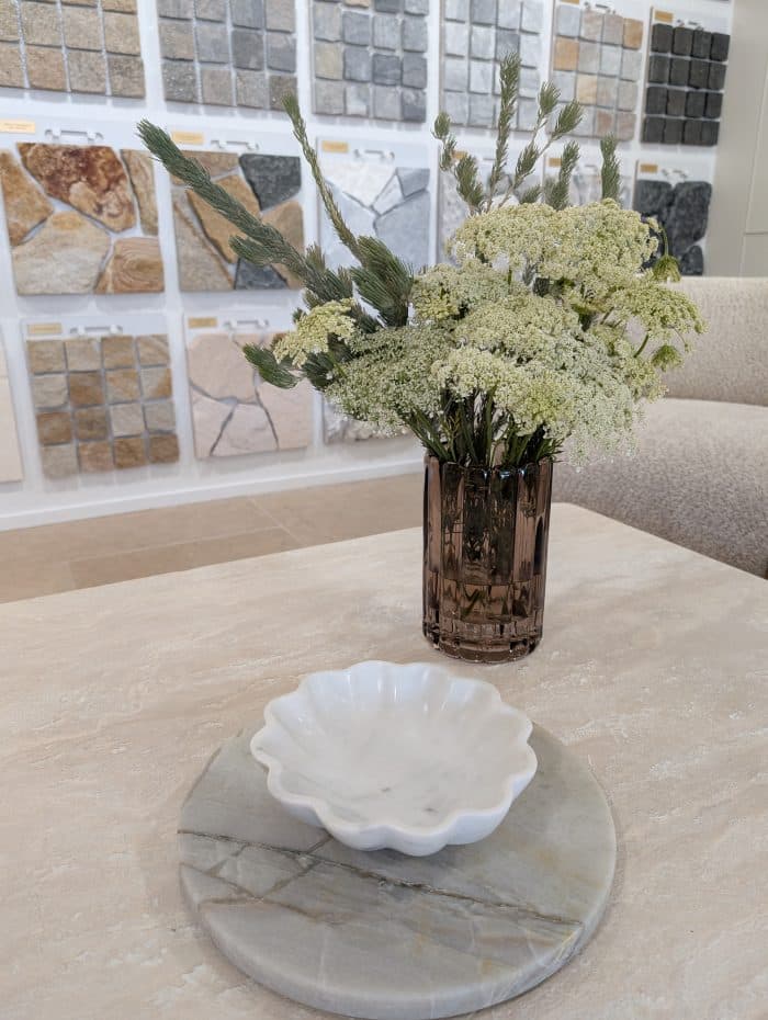 Flor Marble Bowl Medium - White - Image 3