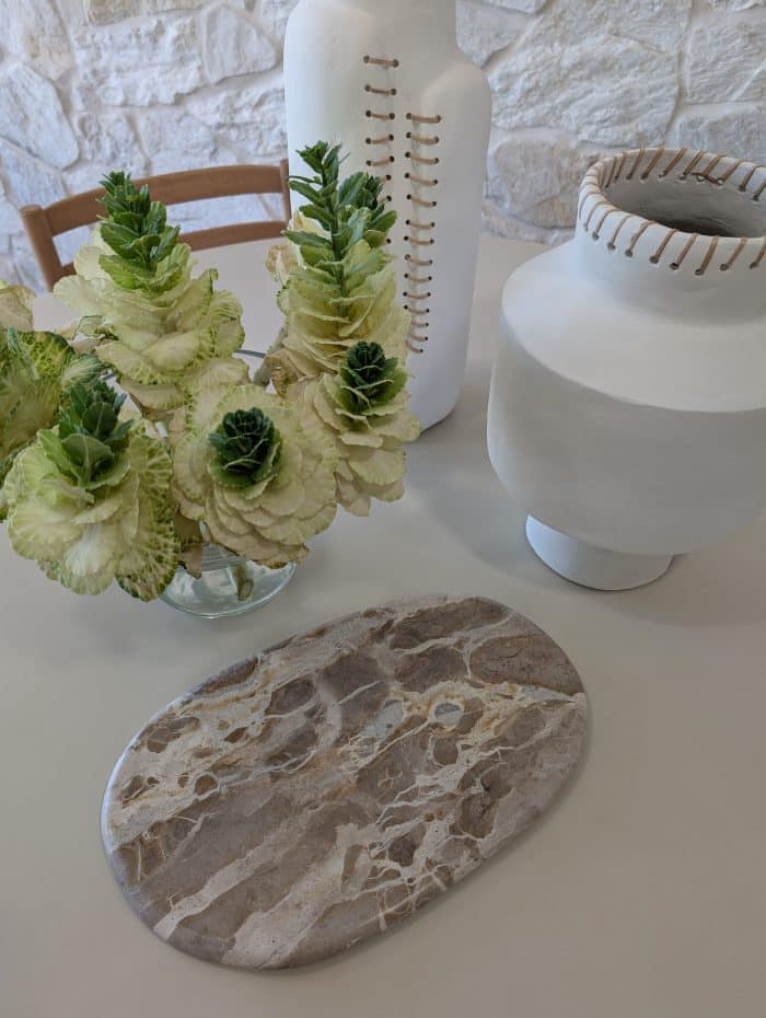 Xena Marble Serving Board - Taupe - Image 2