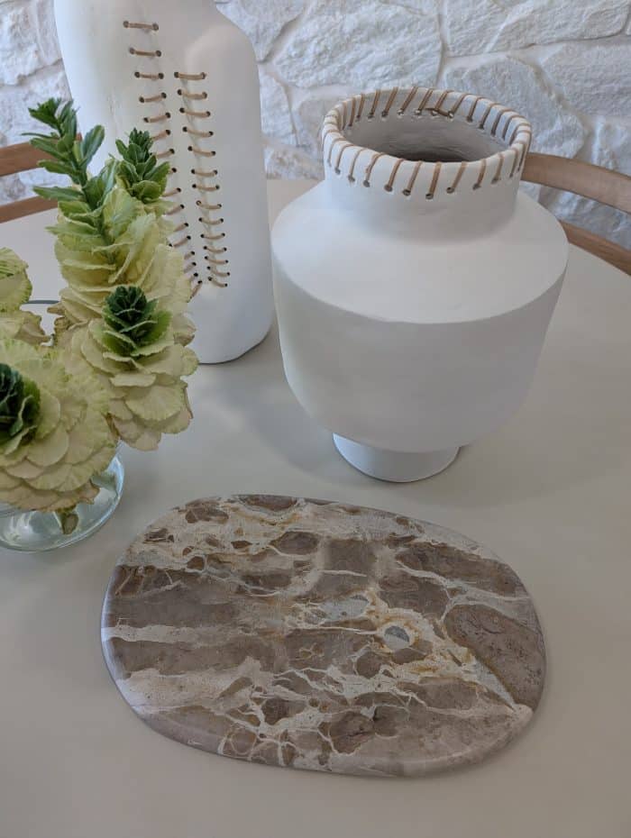 Xena Marble Serving Board - Taupe - Image 3