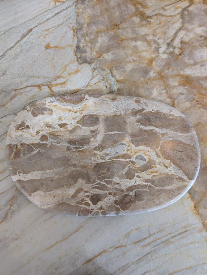 Xena Marble Serving Board - Taupe - Image 4