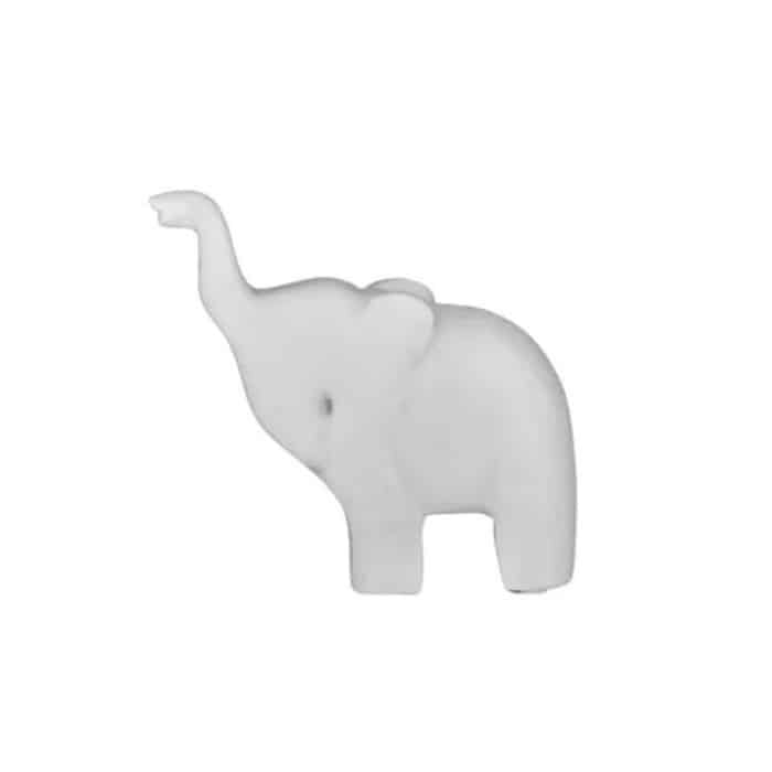Marble elephant sculpture