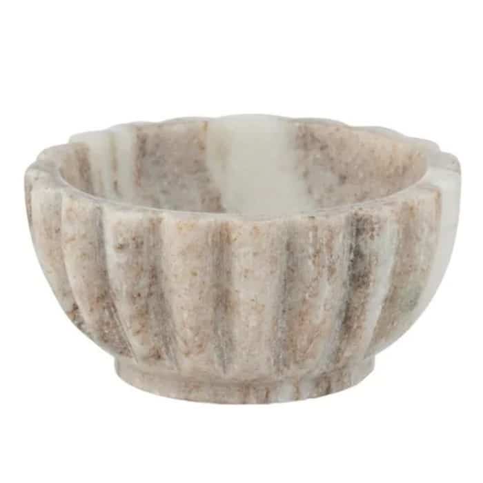 Rae marble beige bowl
