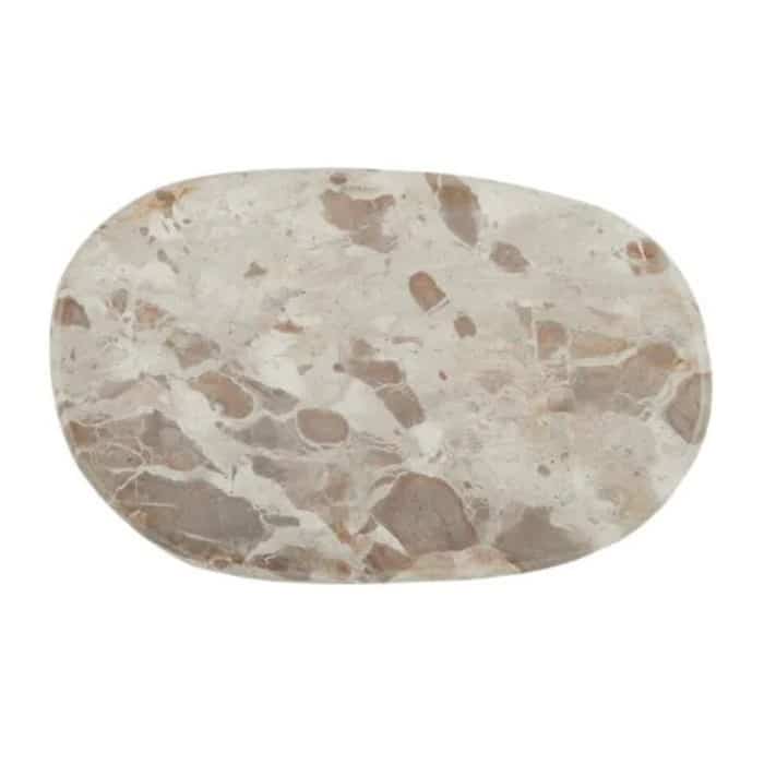 Xena taupe marble serving board