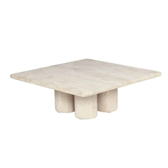 Fleur travertine natural coffee table