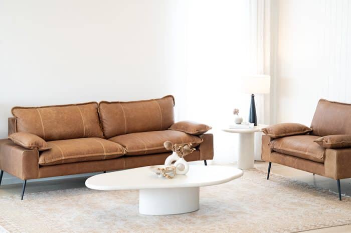 Austin Organic Coffee Table - Latte - Image 4