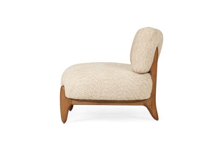 Cora Occasional Chair – Natural on Caramel Frame - Image 2