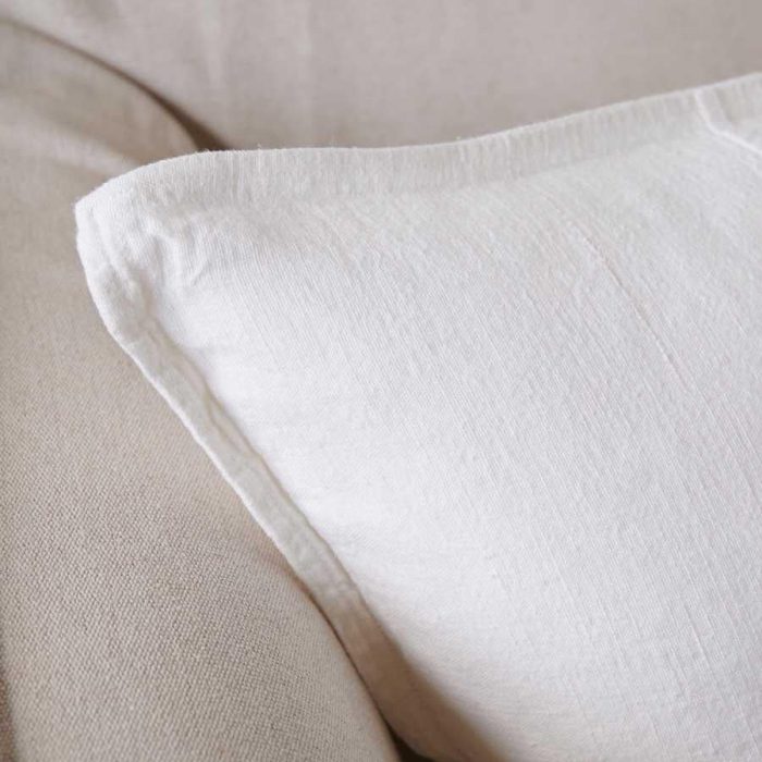 Luca® Linen Cushion - Off White - Image 4