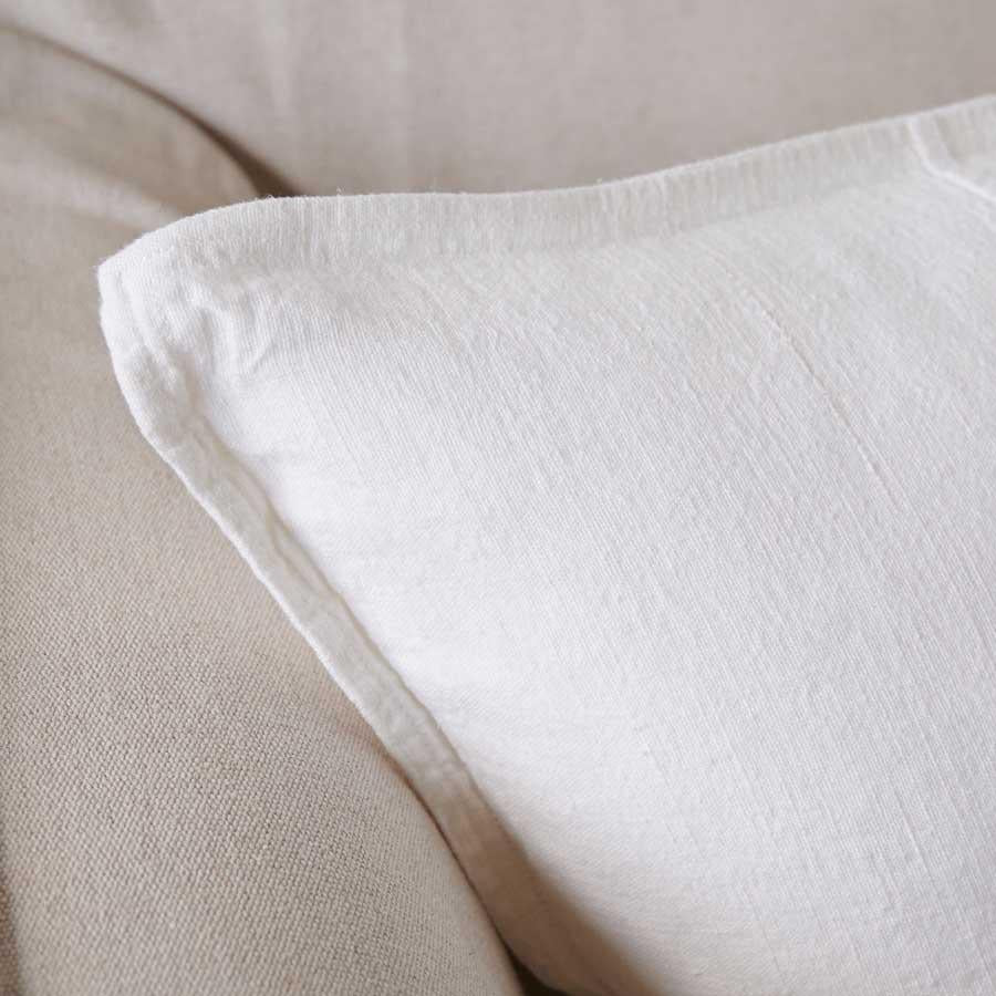 Luca Linen Cushion - Off White - Image 4