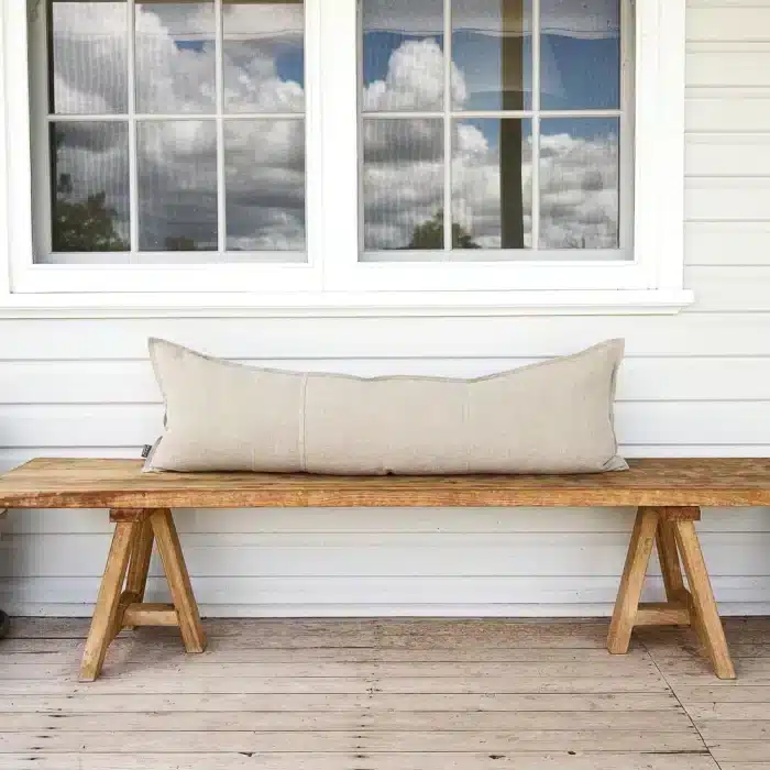 Luca® Linen Long Lumbar Cushion - Natural - Image 3