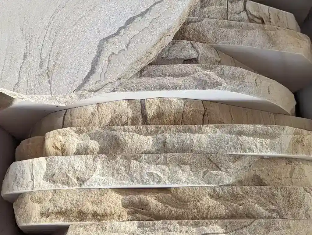 Sandstone Steppers by Stone Design & Co