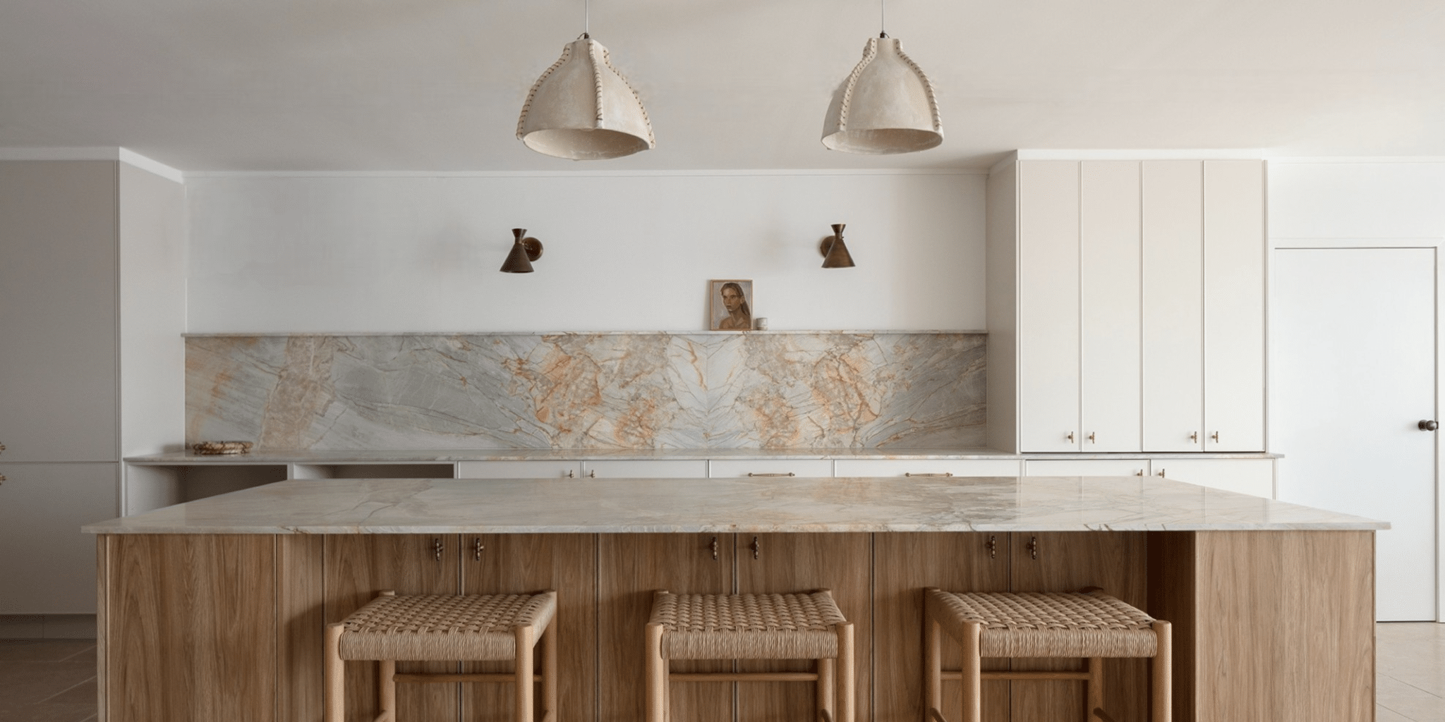 Natural stone wall cladding and flooring displays by Stone Design & Co, showcasing premium products across Australia.