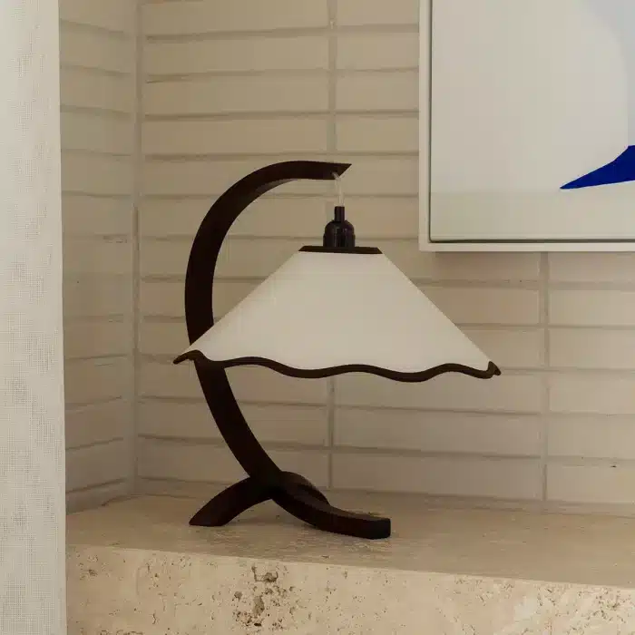 Kira Table Lamp - Walnut - Image 2